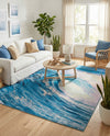 Urban Terrace Collection Area Rug - Veranda Rectangle Blue  lifestyle 22
