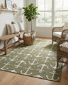 Seaside Haven Rugs Collection Area Rug - Sapphire (Green) Rectangle Green  lifestyle 6