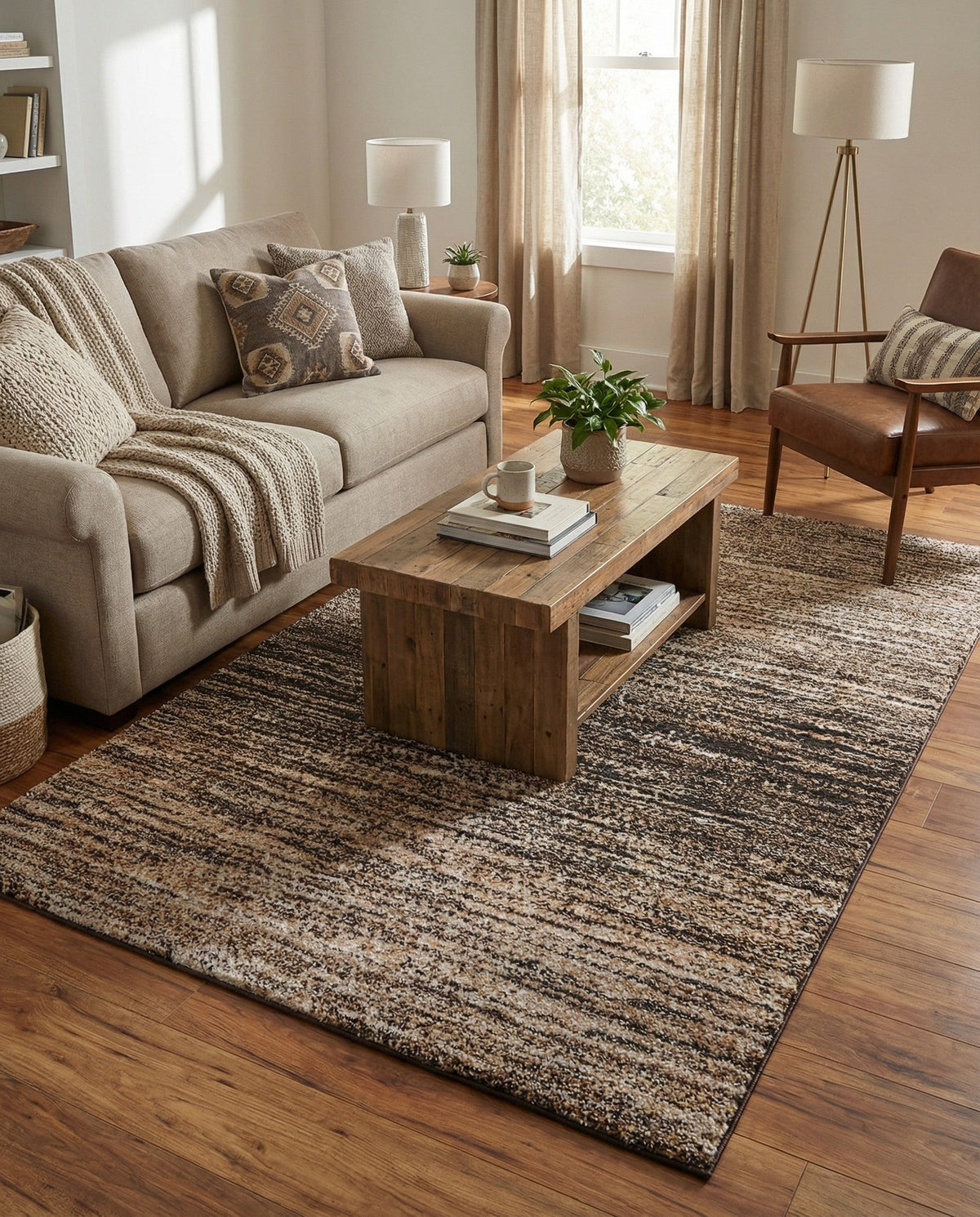 Sienna Collection Area Rug -  Verona Rectangle Multi  lifestyle 65