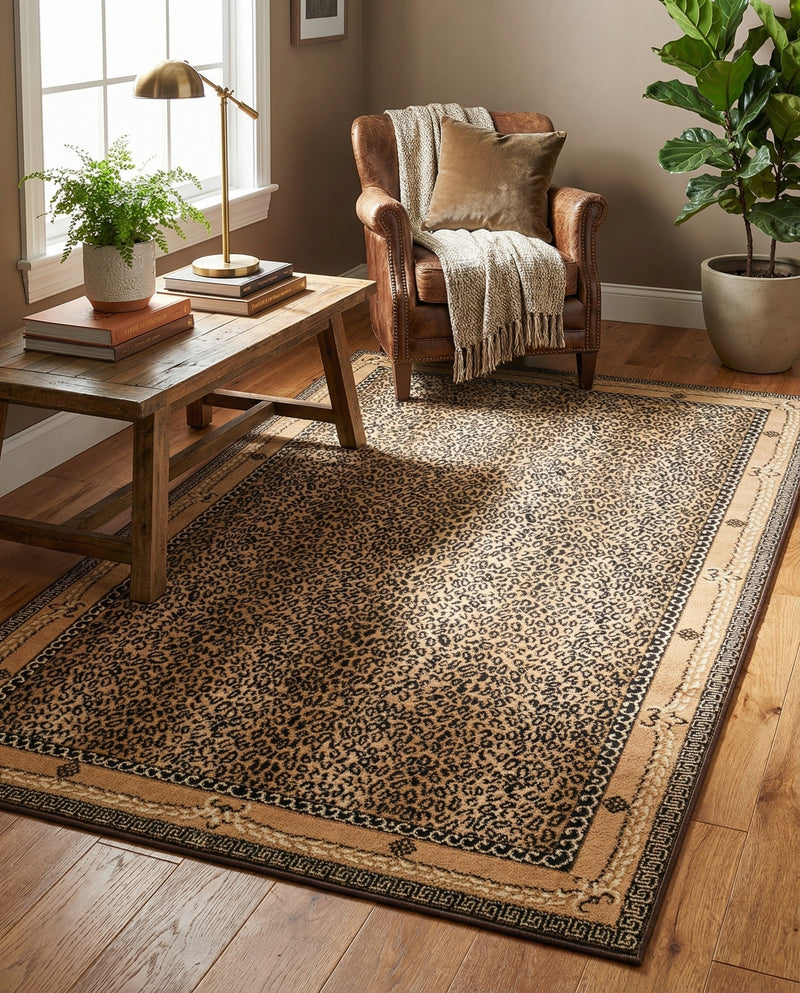 Savannah Sojourn Collection Area Rug -  Limpopo Rectangle Brown  lifestyle 8