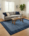 Studio Haven Collection Area Rug -  Conservatory (Navy Blue) Rectangle Navy Blue  lifestyle 11