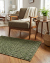 Garden Lattice Charm Collection Area Rug -  Pergola (Green) Rectangle Green  lifestyle 6