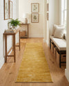 Bloomsbury Elegance Collection Area Rug -  Kensington (Yellow) Runner Yellow  lifestyle 49