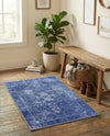 Heritage Elegance Collection Area Rug -  Windsor (Navy Blue) Rectangle Navy Blue  lifestyle 3