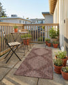 Urban Terrace Collection Area Rug -  Chelsea (Brown) Runner Brown  lifestyle 72