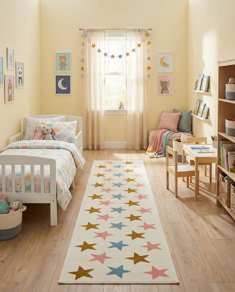 Wonder Tykes Collection Area Rug -  Fantasia Runner Multi  lifestyle 45