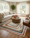 Outdoor Marrakesh Collection Area Rug -  Ouarzazate Rectangle Multi Beige  lifestyle 6