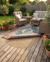 All-Weather Floor Shield Collection Rug Pad - Terracotta Oval Brown  lifestyle 36
