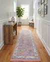 Arcadia Rugs Collection Area Rug - Eden (Pink) Runner Pink  lifestyle 69