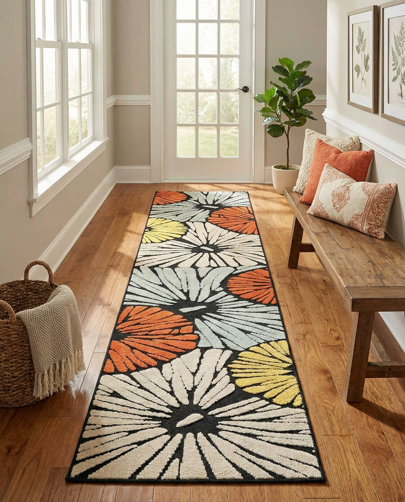Outdoor Marrakesh Collection Area Rug -  Tetouan Runner Multi  lifestyle 77