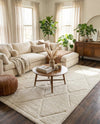 Trellis Haven Collection Area Rug - Havenwood Rectangle Ivory  lifestyle 11
