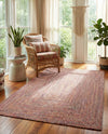 Sustainable Strands Indoor-Outdoor Oasis Collection Area Rug -  Sandbar (Multi) Rectangle Multi  lifestyle 12