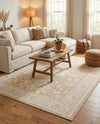 Tribal Terrace Treasures Collection Area Rug -  Incan Isle (Natural) Rectangle Natural  lifestyle 35