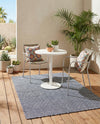 Jill Zarin Sedona Oasis Outdoor Collection Area Rug - Coconino (Navy Sky) Rectangle Navy Sky  lifestyle 18