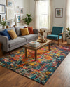 Marrakesh Elegance Collection Area Rug -  Larache Rectangle Multi  lifestyle 7