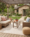 Tribal Terrace Treasures Collection Area Rug - Mayan Marina (Natural) Square Natural  lifestyle 47
