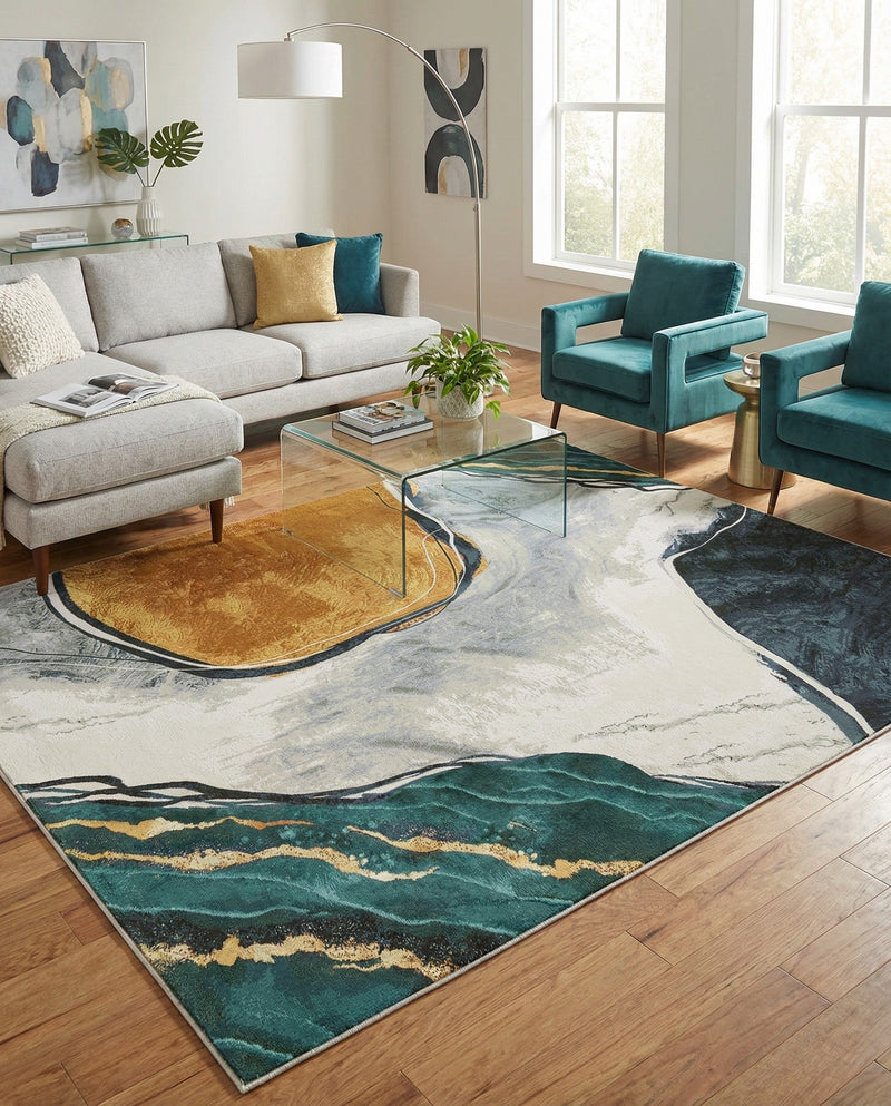 Urban Terrace Collection Area Rug -  Pavilion Rectangle Multi  lifestyle 15