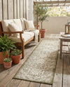 Tribal Terrace Treasures Collection Area Rug - Mayan Marina (Green) Runner Green  lifestyle 85