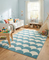 Wonder Tykes Collection Area Rug - Sparklewood Rectangle Sky blue  lifestyle 22