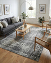 Bloomsbury Elegance Collection Area Rug -  Belgravia Rectangle Gray  lifestyle 49