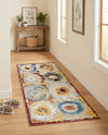 Aegean Elegance Washables Collection Area Rug -  Rhodes Runner Multi  lifestyle 65