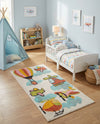 Wonder Tykes Collection Area Rug -  Splatter Runner Multi  lifestyle 25