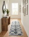 Marrakech Mosaic Collection Area Rug -  Atlas Runner Blue Gray  lifestyle 57