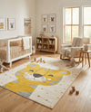 Wonder Tykes Collection Area Rug -  Rainbow Rectangle Ivory  lifestyle 6