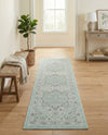 Savannah Series Collection Area Rug - Charleston (Mint) Runner Mint  lifestyle 29