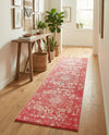 Georgetown Rugs Collection Area Rug - Dupont (Pink) Runner Pink  lifestyle 73