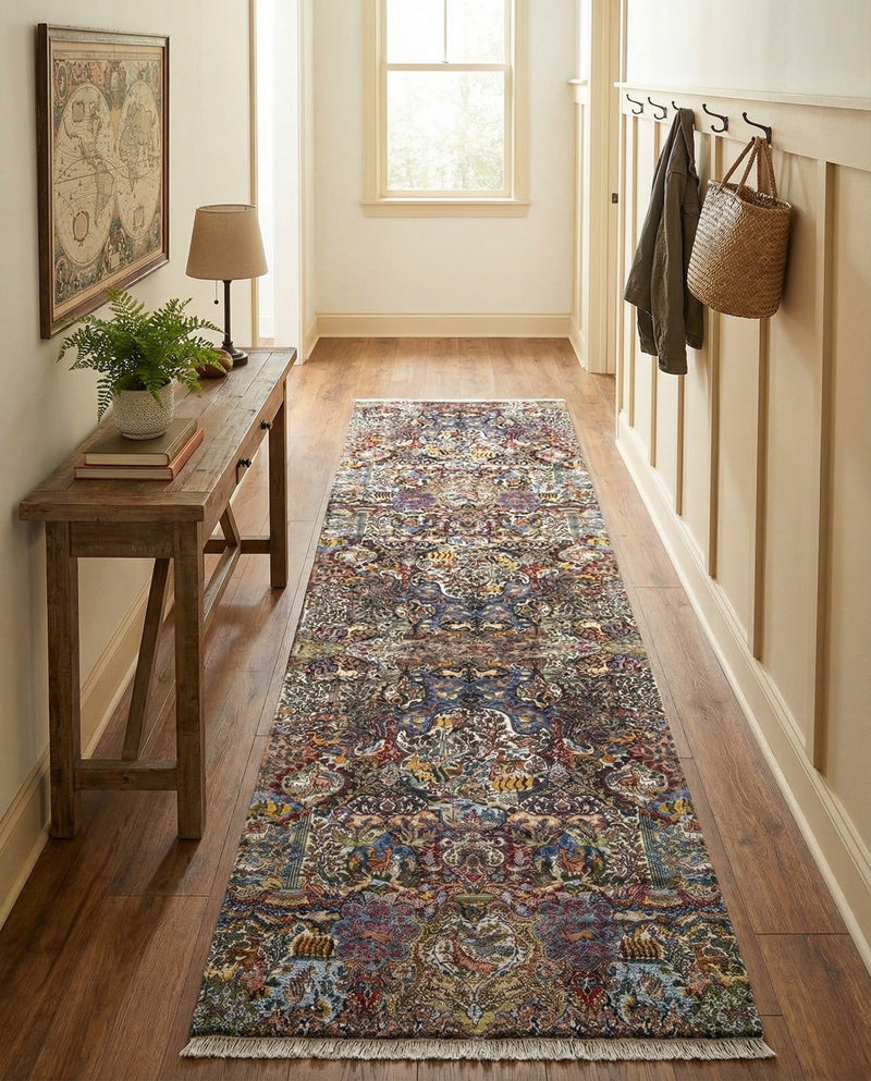 Bazaar Chic Collection Area Rug -  Safi Runner Multi  lifestyle 48