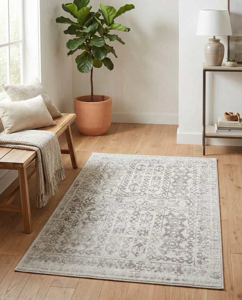 Cambridge Classics Collection Area Rug - Trinity (Cream) Rectangle Cream  lifestyle 20