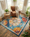 Beverly Grove Collection Area Rug - Melrose (Multi) Square Multi  lifestyle 63