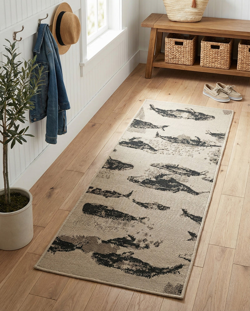 Seaside Haven Rugs Collection Area Rug -  Seabreeze Runner Beige  lifestyle 78