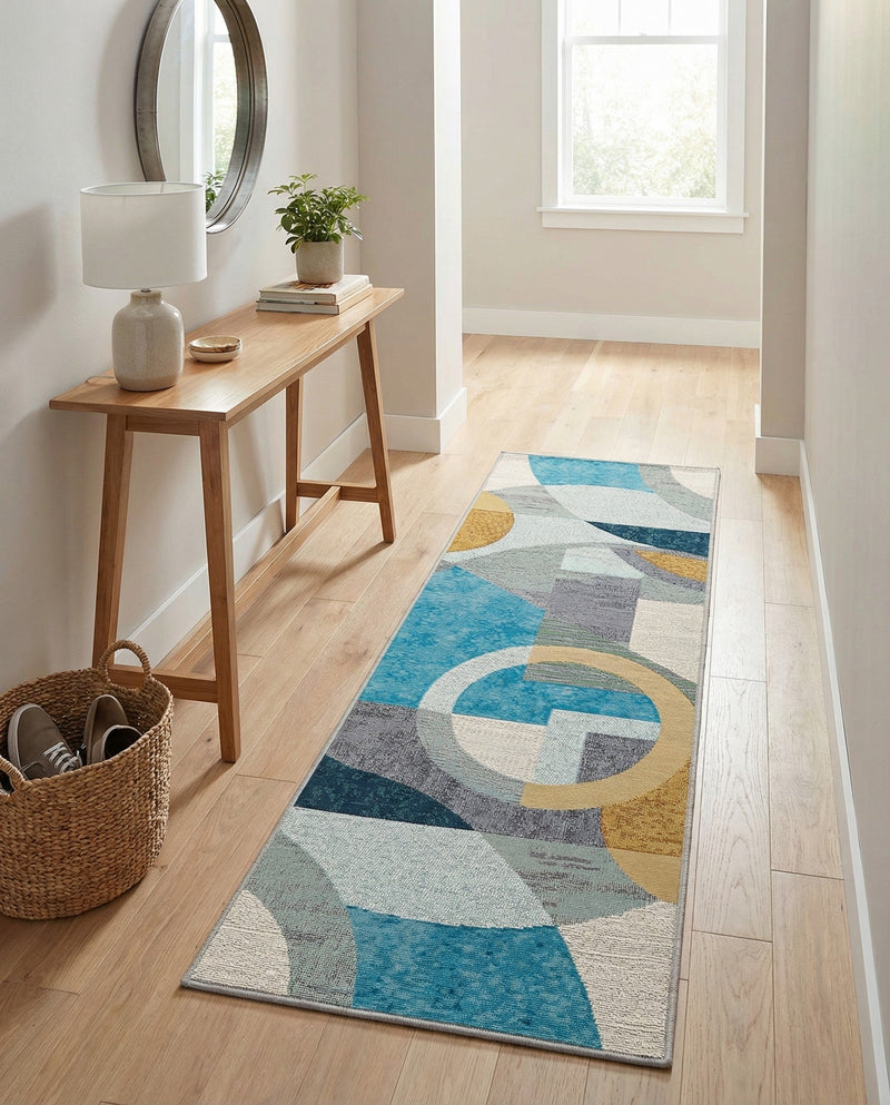 Urban Terrace Collection Area Rug -  Loggia Runner Multi  lifestyle 67