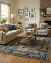 Chateau Elegance Collection Area Rug -  Luxembourg Rectangle Gray  lifestyle 9
