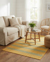 Urban Oasis Rugs Collection Area Rug -  District (Yellow and Aqua) Rectangle Yellow and Aqua  lifestyle 21