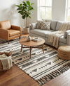 Sonoran Collection Area Rug - Montezuma Rectangle Charcoal  lifestyle 68