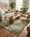 Urban Oasis Rugs Collection Area Rug -  Penthouse (Green) Rectangle Green  lifestyle 28