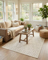 Garden Lattice Charm Collection Area Rug - Arbor (Ivory) Rectangle Ivory  lifestyle 13