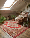Caribbean Breeze Collection Area Rug -  Windward Rectangle Red  lifestyle 16
