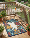 Caribbean Terrace Collection Area Rug -  Tortola Rectangle Multi  lifestyle 16