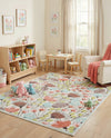 Wonder Tykes Collection Area Rug -  Fantasy Rectangle Ivory  lifestyle 33
