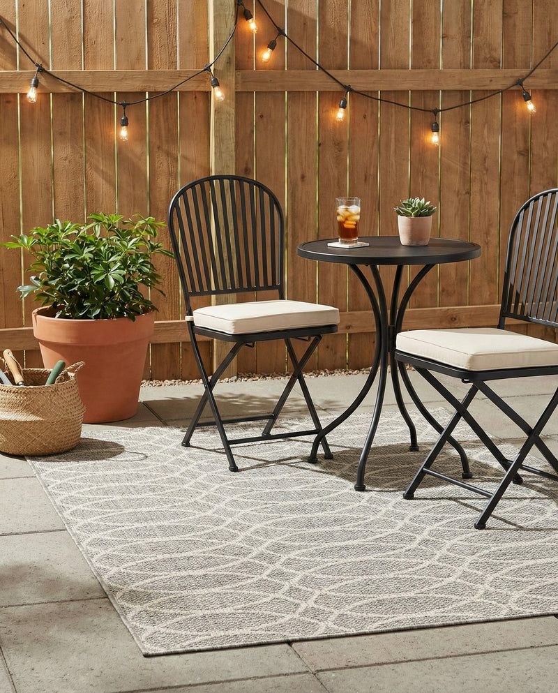 Savannah Pergola Collection Area Rug -  Pavilion (Light Gray) Rectangle Light Gray  lifestyle 3