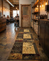 Bistro Lounge Collection Area Rug -  Lungo Runner Beige  lifestyle 66
