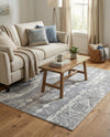 Cascade Range Collection Area Rug - Hood (Gray) Rectangle Gray  lifestyle 17