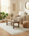 Sahara Chic Collection Area Rug -  Tangier Rectangle Ivory  lifestyle 18