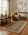 Savannah Sojourn Collection Area Rug -  Limpopo Rectangle Brown  lifestyle 15