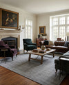 Berkshire Estate Collection Area Rug - Windsor (Earl Grey) Square Earl Grey  lifestyle 74