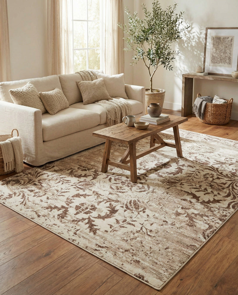 Andes Summit Collection Area Rug -  Huascarán Rectangle Chocolate Brown  lifestyle 6